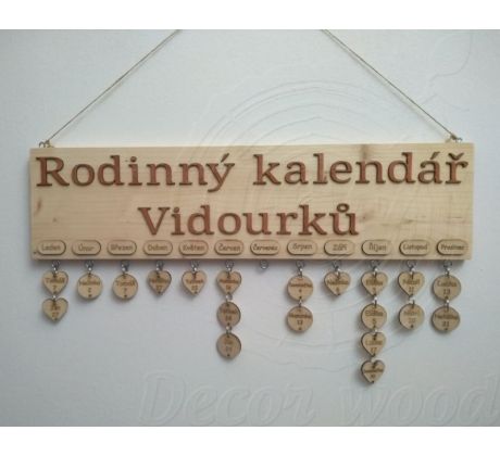 Rodinný kalendář